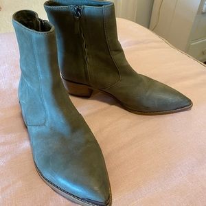 Botkier Green Ankle Booties